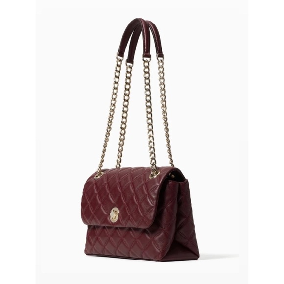 kate spade Handbags - Kate Spade Natalia Flap Medium Cherrywood - NWT 🤩